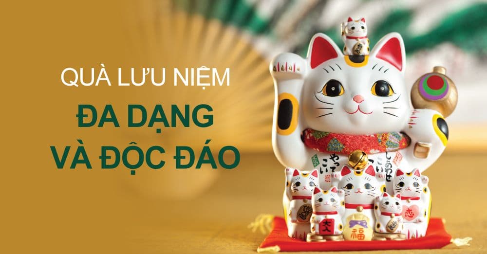 Quà lưu niệm đa dạng và độc đáo